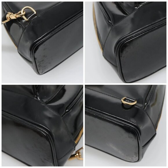 GUCCI Bamboo Body Bag Patent leather Black Gold - Picture 16 of 16